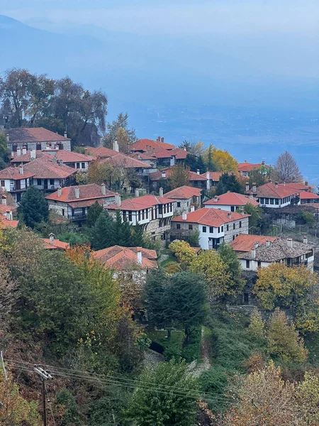 Vecchio Villaggio Panteleimonas Grecia Vicino Castello Platamonas — Foto Stock