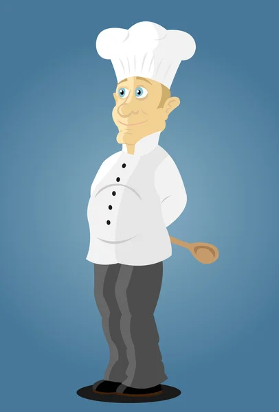 Chef de cuisine isolated — Stock Vector