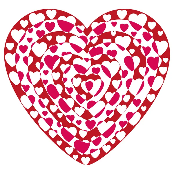 Valentine heart shapes excluded Stock Vector