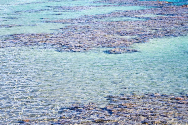 Mar azul fundo de água — Fotografia de Stock