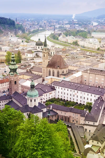 Pohled na město Salzburg — Stock fotografie