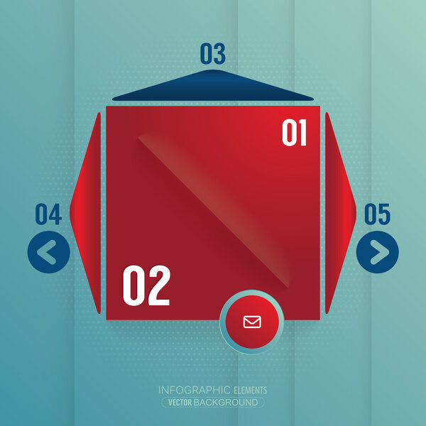 Modern infographic options banners.