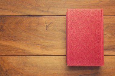 Vintage eski kitap ahşap tablo