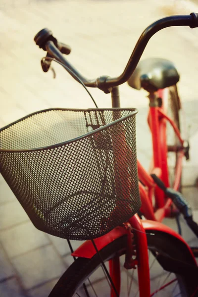 Retro vintage fiets detail — Stockfoto