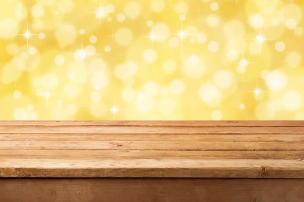 Golden bokeh background — Stock Photo, Image