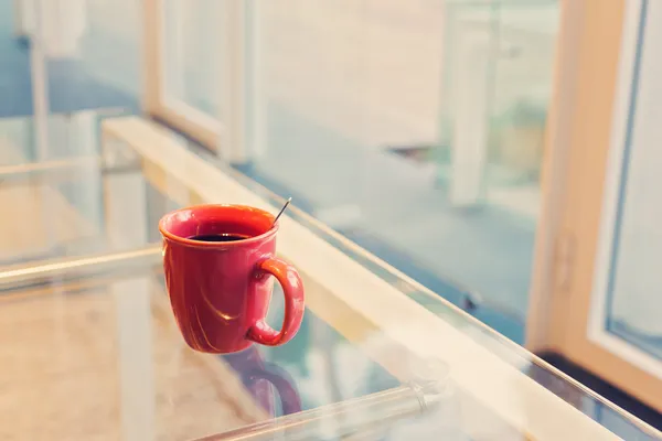 Coffee cup in office — Stock Photo, Image