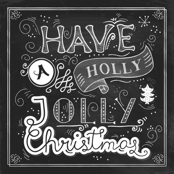 Χριστουγεννιάτικη ευχετήρια κάρτα — Διανυσματικό Αρχείο