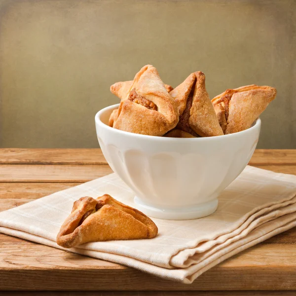 Hamantaschen cookie-k — Stock Fotó