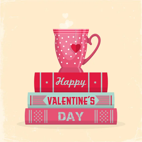 Valentine's day greeting card — Stock Vector