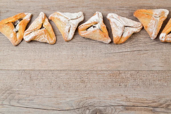 Plätzchen für jüdisches Purimfest — Stockfoto