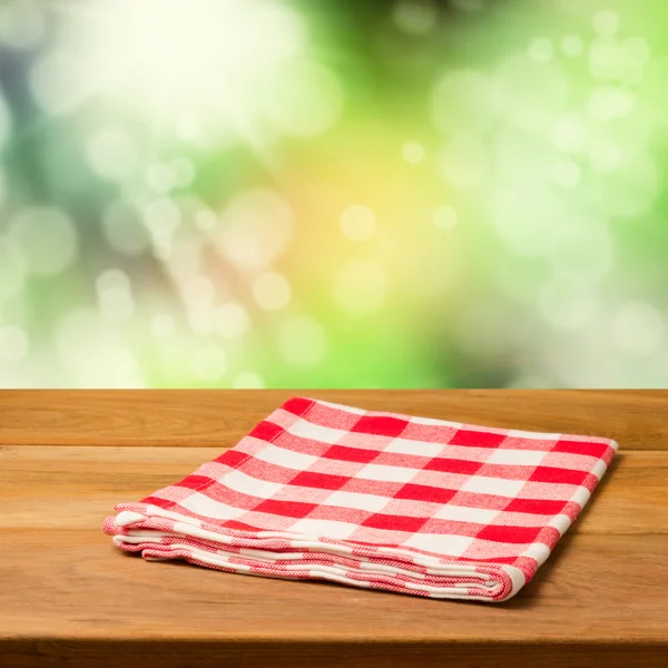 Fondo vintage con mesa de madera — Foto de Stock