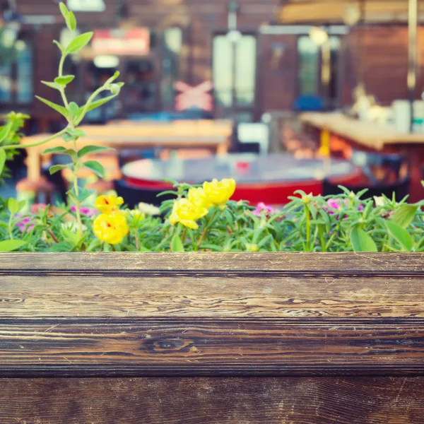 Wooden table — Stock Photo, Image