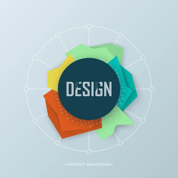 Abstract ontwerp banner. — Stockvector