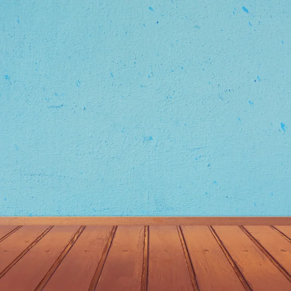 Zdi a dřevěné podlahy pozadí — Stock fotografie