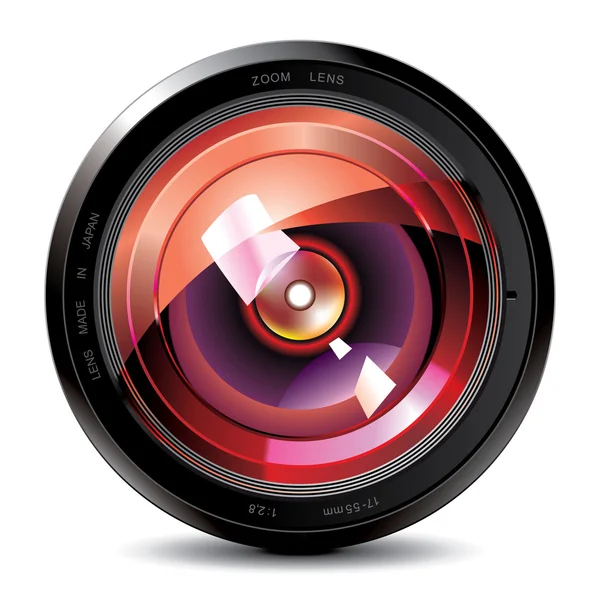 Professionele foto lens — Stockvector