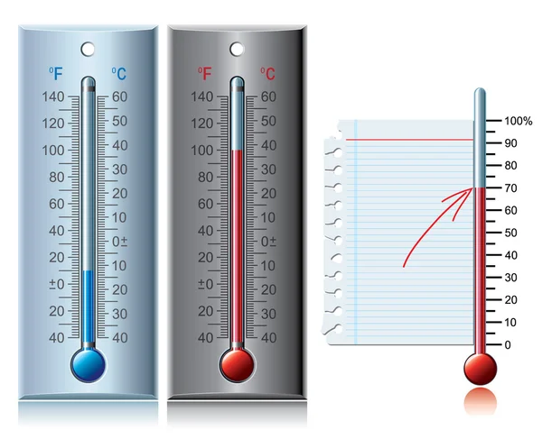 Izole termometer — Stok Vektör