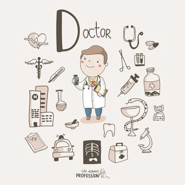 Dokter — Stockvector