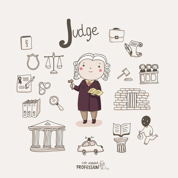 Judge — Stock Vector