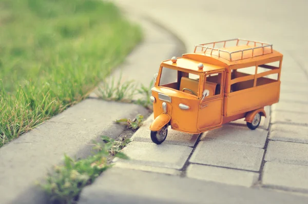 Toy car tuk-tuk taxi — Stock Photo, Image