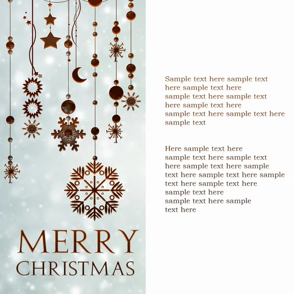 Card with Christmas — Stock Photo, Image