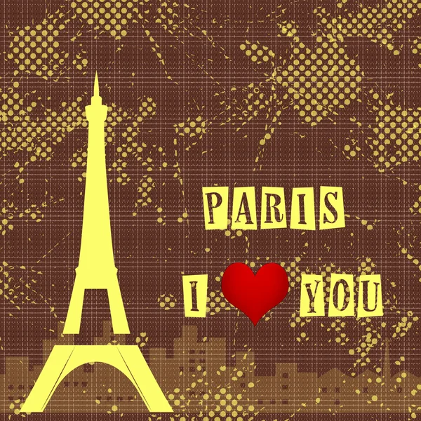Paris cidade do amor — Fotografia de Stock