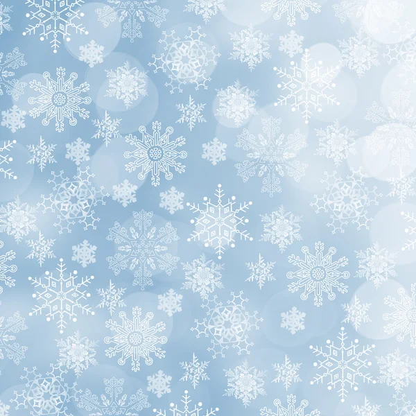 Christmas card with snowflakes — Stock Photo, Image