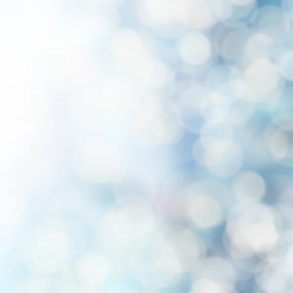 Blå bakgrund med oskärpa bokeh — Stockfoto