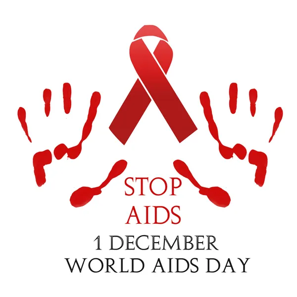 Stop AIDS concept — Stock Photo, Image