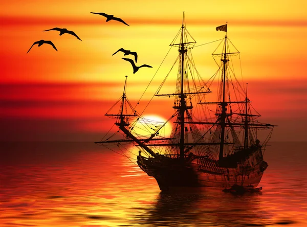 Boat in the sea