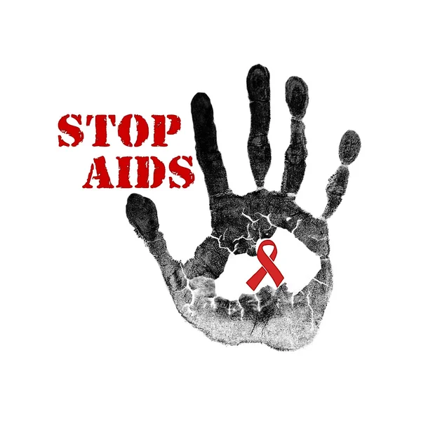 Acabar com a SIDA . — Fotografia de Stock