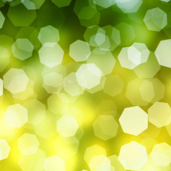 Verde e giallo bokeh sfondo — Foto Stock