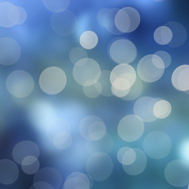 Mavi bokeh arkaplanı