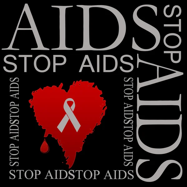 Stop Aids — Zdjęcie stockowe