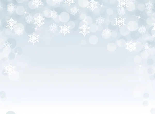 Blauwe sneeuwvlok achtergrond — Stockfoto