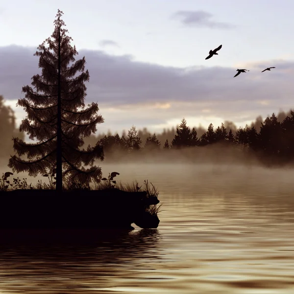 ทะเลสาบ — ภาพถ่ายสต็อก