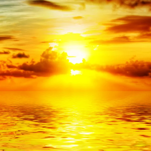 Słońce i rzeki — Zdjęcie stockowe