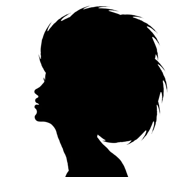 Profile of female face — Stock Photo, Image