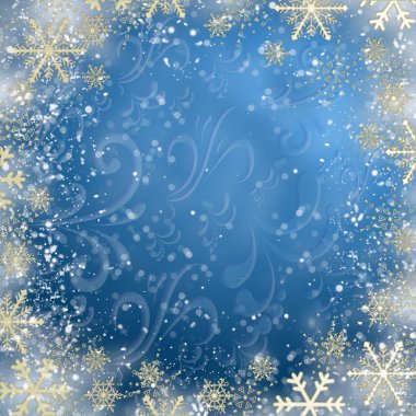 Kar taneli Noel arkaplanı