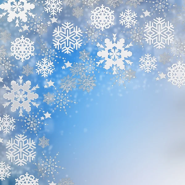 Winter Kerst Achtergrond — Stockfoto
