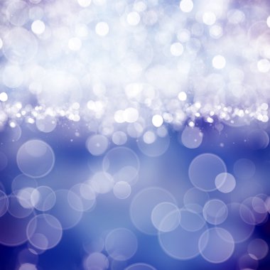 bokeh mavi arka plan