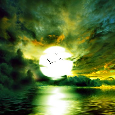 Güzel gece manzarası