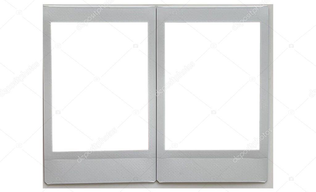 Medium format color film frame. Blank large format blank film negative or picture frame, free photo space.