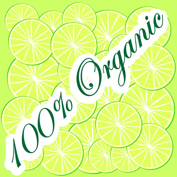 Cascos de limones patrón con beneficios para la salud . — Vector de stock