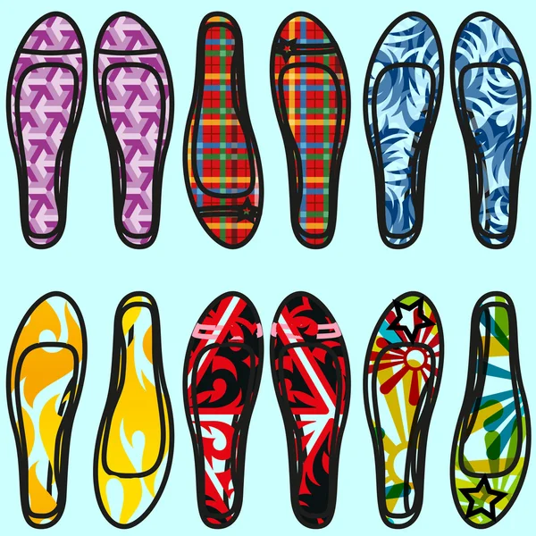 Zapatillas De ballets — Image vectorielle