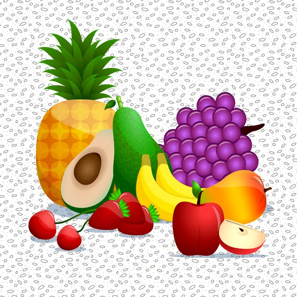 Gezond fruit 2 — Stockvector