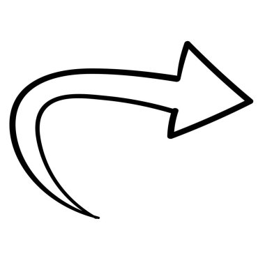  illustration of black arrow icons.