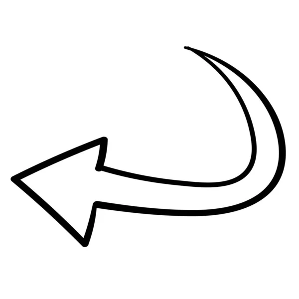 Illustration Black Arrow Icons — Foto Stock