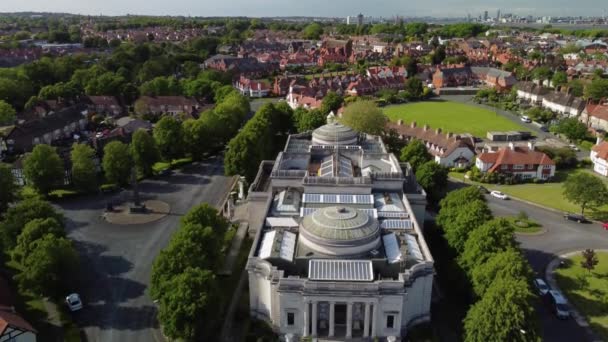 Port Sunlight Merseyside Royaume Uni Juin 2020 Descente Drone Ravissant — Video