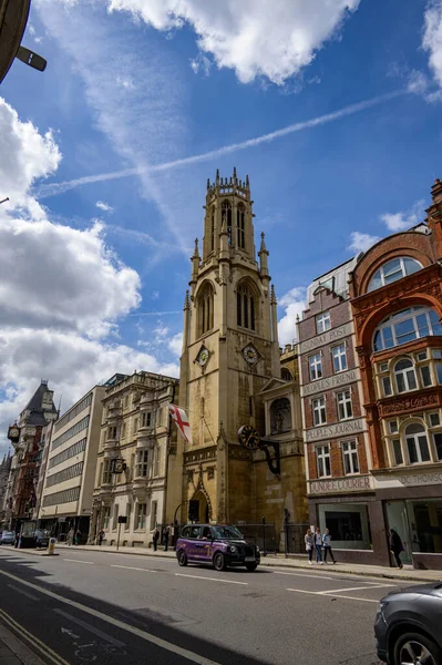 London Травня 2022 Guild Church Dunstan West Fleet Street — стокове фото