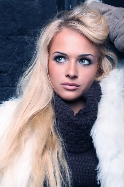 Beauty blond woman Stock Photo